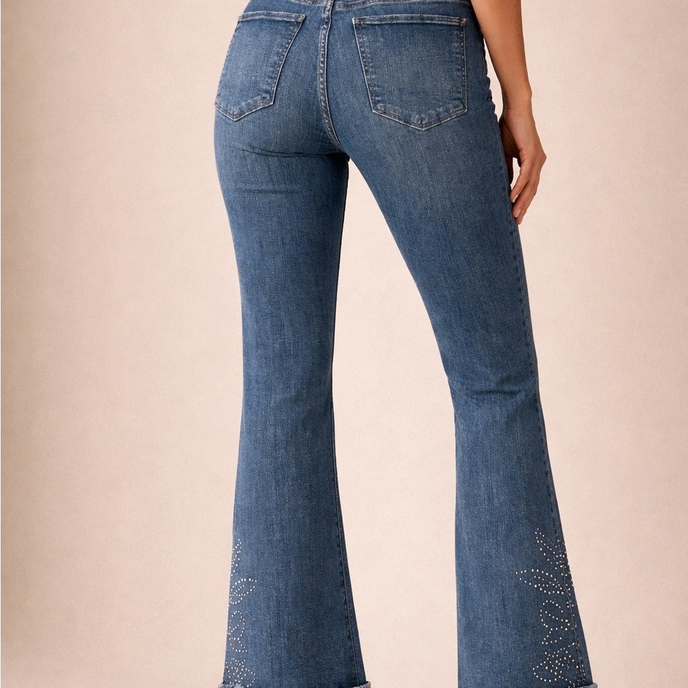 Lucky Brand Womens High Rise Stevie Flare Jean In Tioga - Picture 2 of 9